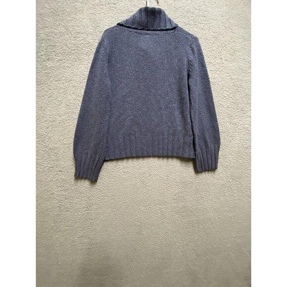 Women's CLASSIC ELEMENT 1 Button Open Cardigan Sweater Blue Sz S/C - Picture 5 of 5